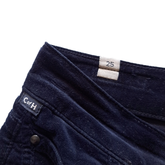 Citizens of Humanity | Dark navy blue Velour velvet, rocket high skinny Jean - Picture 4 of 13